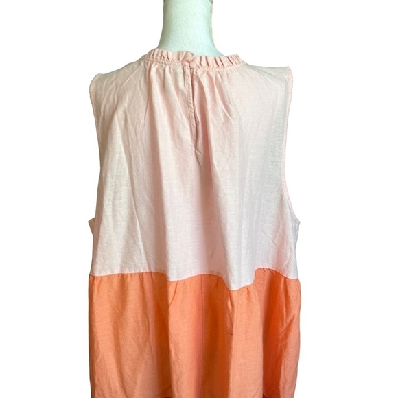 St. John's Bay Colorblock Sun Dress Women's Size 3X Multicolored NWT - Picture 6 of 17